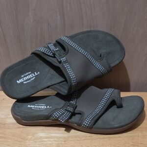 Merrell Brown Outdoor Slip-On Sandals